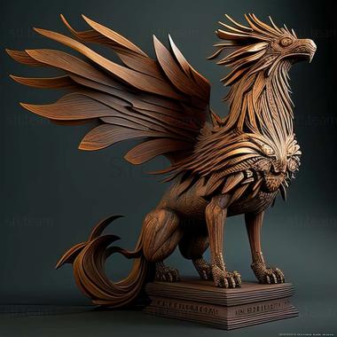 3D model The Big Vendean Griffon dog (STL)